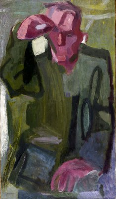 Self-portrait, from Touch of Thought Series, 1950's