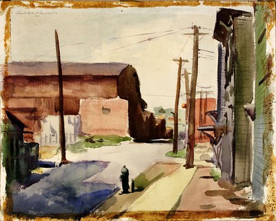 Small Town Street Scene